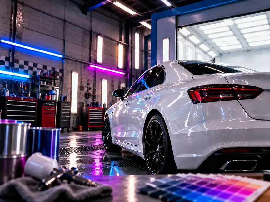 Baño de pintura automotriz en Querétaro