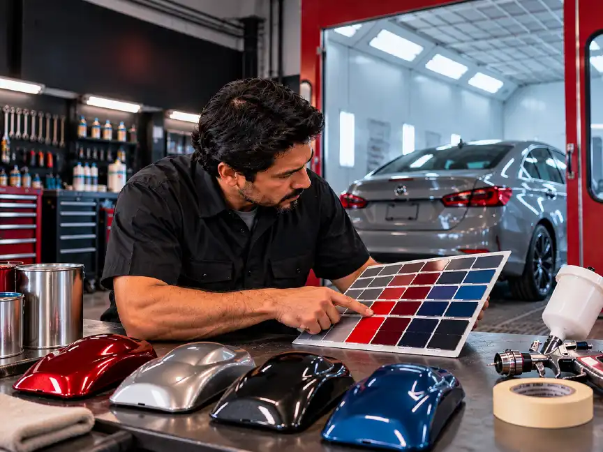 Pintura automotriz de un auto en Querétaro